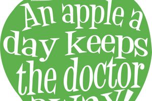 An apple a day keeps the doc away ! - Nice cream à la pomme