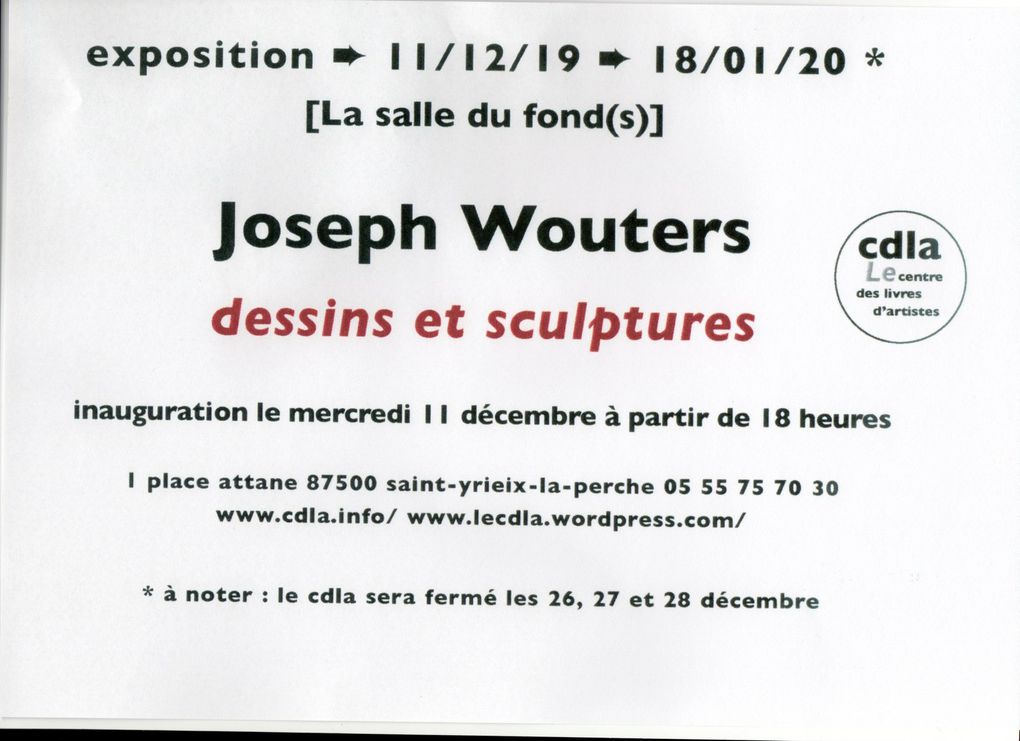 Joseph Wouters et son superbe livre, "Structures".(photo DLLT)