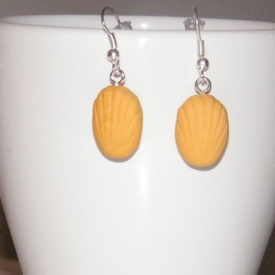 boucles d'oreilles madeleines