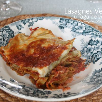 Lasagnes vertes au ragù de veau - balade italienne en Toscane à San Gimignano