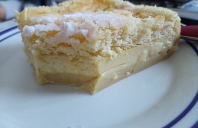 Gâteau magique vanille au cake factory