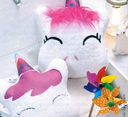 Coussin Licorne - Tuto et Patron