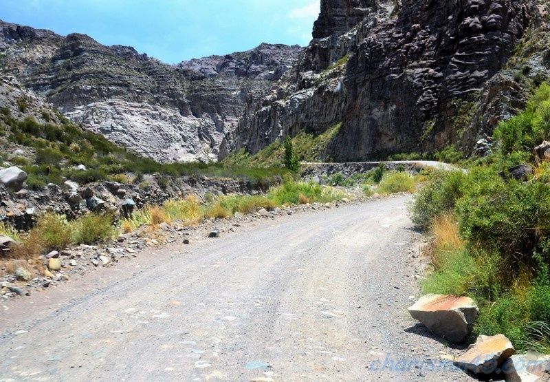 Canyon de Atuel, Argentine en camping-car