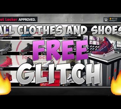 Glitch / NBA 2K17 : avoir vêtement et chaussure gratuit!