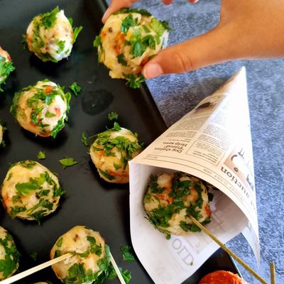 Boulettes cabillaud et chorizo