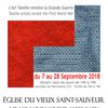 Du Rouge Garance au Bleu Horizon à Caen (14) : du 7 au 28 septembre 2018