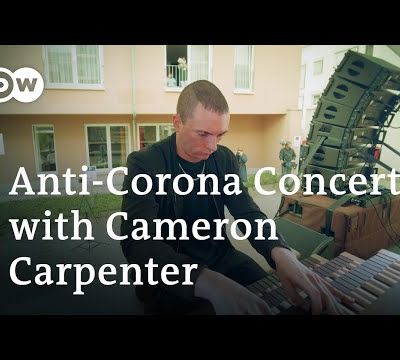 Organist Cameron Carpenter takes Bach on the road: Classical concert for corona lockdown