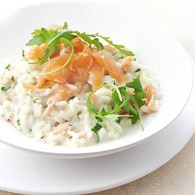 Blé au Saumon fumé façon risotto