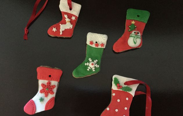 Quelques idées pour décorer vos biscuits "botte du Père Noël"