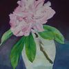 Fleur de rhododendron dans un vase