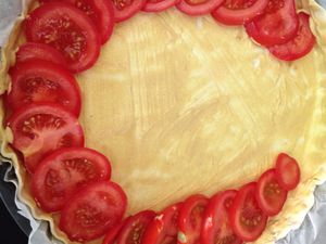 Nouvelle recette ! Tarte salée boudin noir et tomates 🍅 