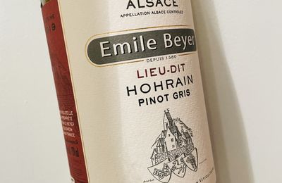 Alsace pinot gris Hohrain 2019 Émile Beyer