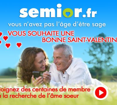 Semior.fr vous souhaite une bonne Saint-Valentin