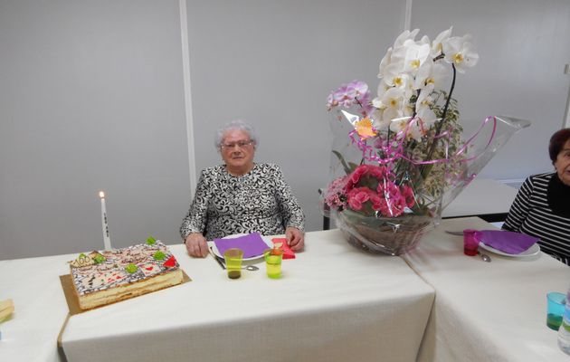 Une membre du Club du Temps Libre fête ses 100 ans - Joyeux Anniversaire !