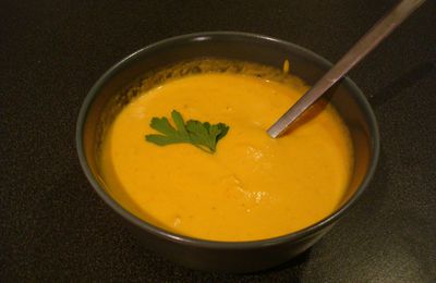 Soupe exotique à la carotte