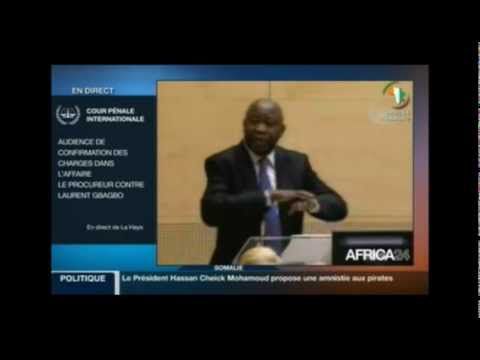 Audience de confirmation à la CPI: l’intervention de l’ex president Laurent Gbagbo
