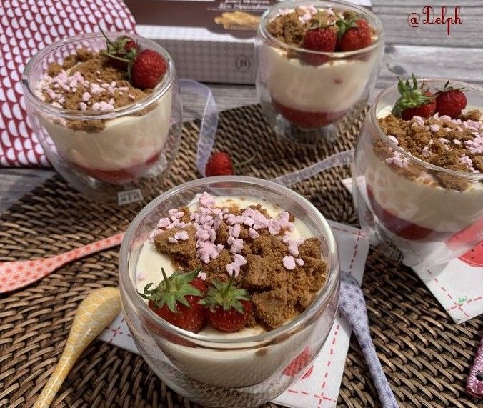4 Desserts avec des fraises