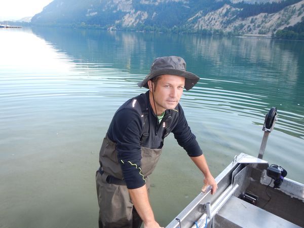 Le beauf, Romain, panorama et l'Alfa Boat!