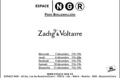 Vente privée Zadig et Voltaire !