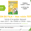  Samedi 11 mars 2017: séance cinéma "Mon voisin Totoro" et gouter dansant