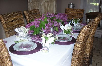 table lilas