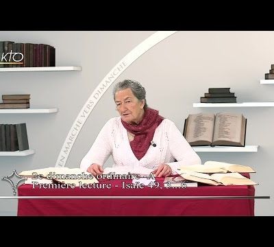 Commentaires de Marie-Noëlle Thabut 2020 01 19, 2e dimanche du temps ordinaire A