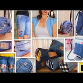 11 FANTASTIC DIY OLD JEANS TRANSFORM IDEAS // Don't Trash Old Jeans // RECYCLING OLD CLOTHES