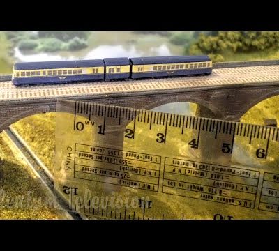 Maquette ferroviaire Malmsbury à l’échelle (1/480) de Martin Kaselis