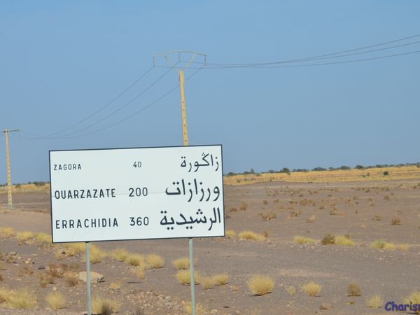 Sur la route de Zagora (Maroc en camping-car)