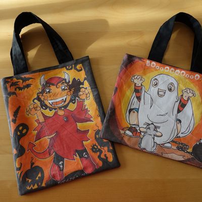 Petits sacs d'Halloween avec coupons Mandyne