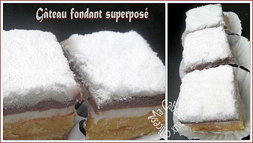 gateau superpose fondant glacage citron