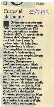 Les articles de la presse de 1995.