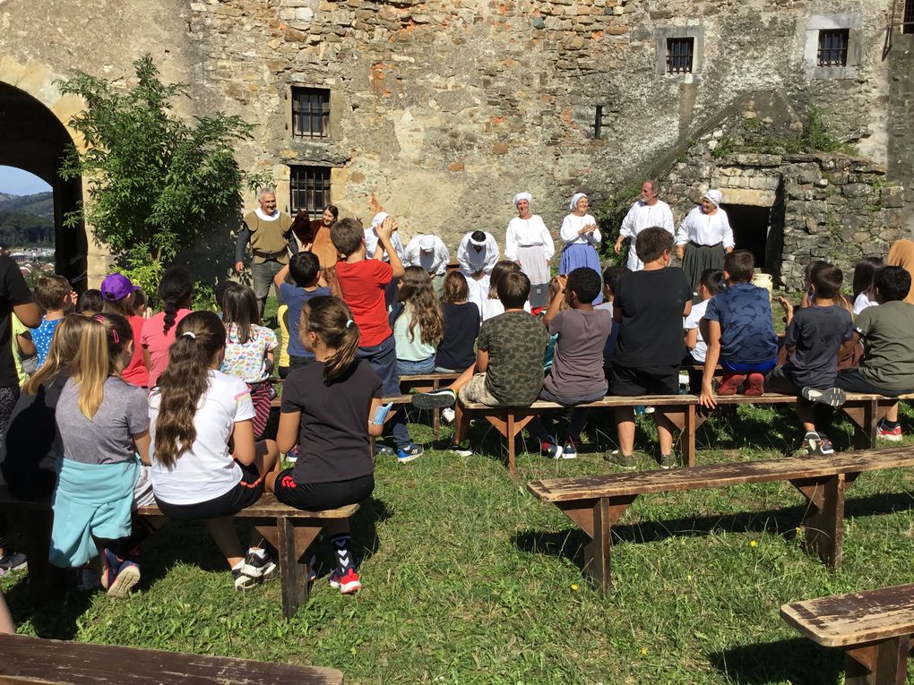 Journées du Patrimoine : les élèves de 5ème visitent le château de Mauléon