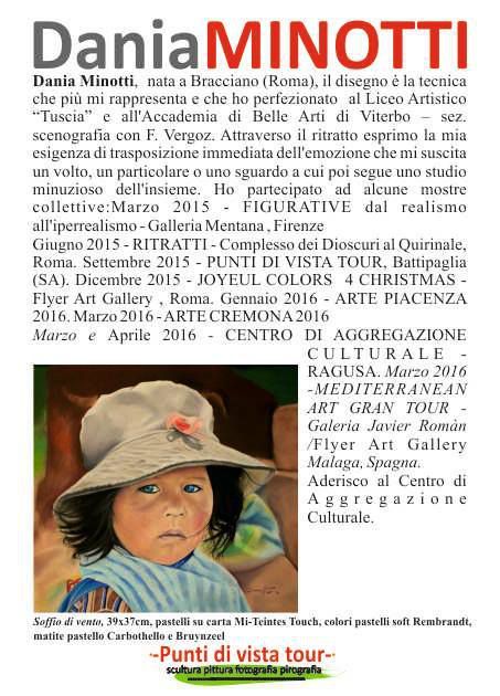 Biografie degli artisti che espongono alla Mostra internazionale "Punti di vista tour" a Cagliari