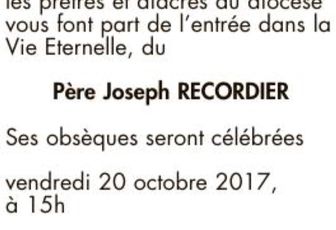 PÈRE JOSEPH RECORDIER