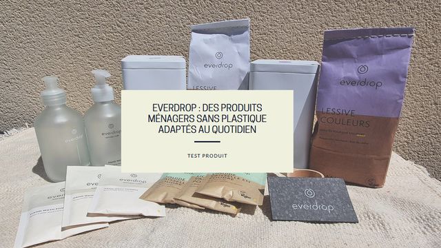 Everdrop : des produits ménagers sans plastique adaptés au quotidien