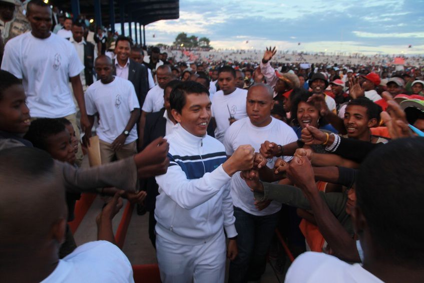 Inauguration du Kianja (Stade) Makis de Madagascar, à Andohatapenaka, par le Président Andry Rajoelina. 5ème partie. Photos: Harilala Randrianarison