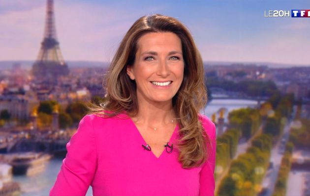 Anne-Claire Coudray Le 20H TF1 le 30.04.2021