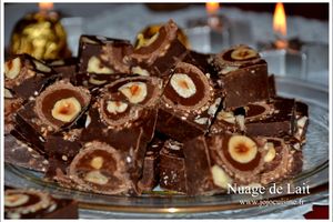 Fudges Nutella et Ferrero 