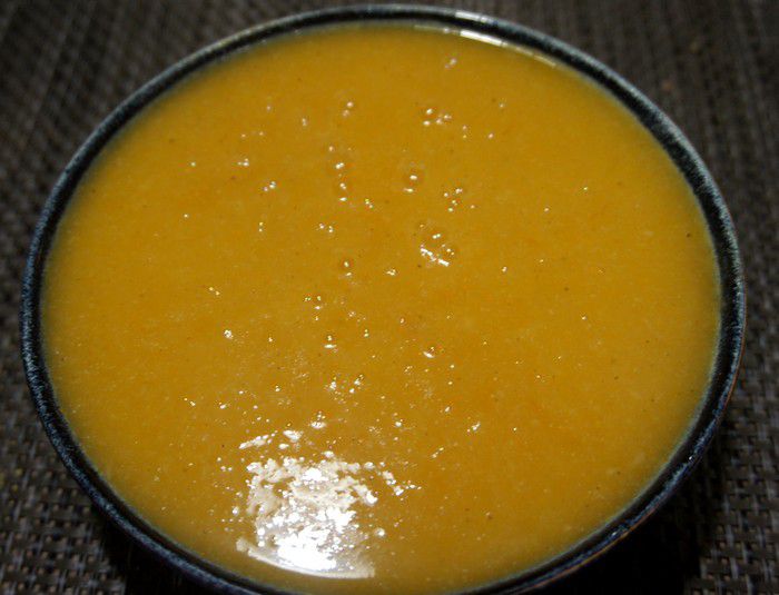 soupe minceur au chou blanc et carottes