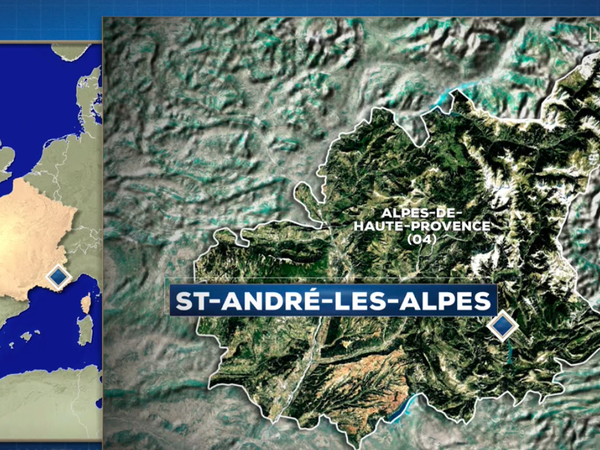 TF1 en repostage au lac de Castillon à St André les Alpes 