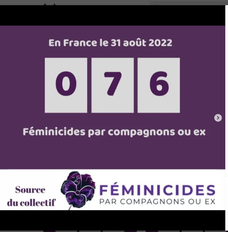 91 EME FEMINICIDES DEPUIS LE DEBUT  DE L ANNEE 2022 