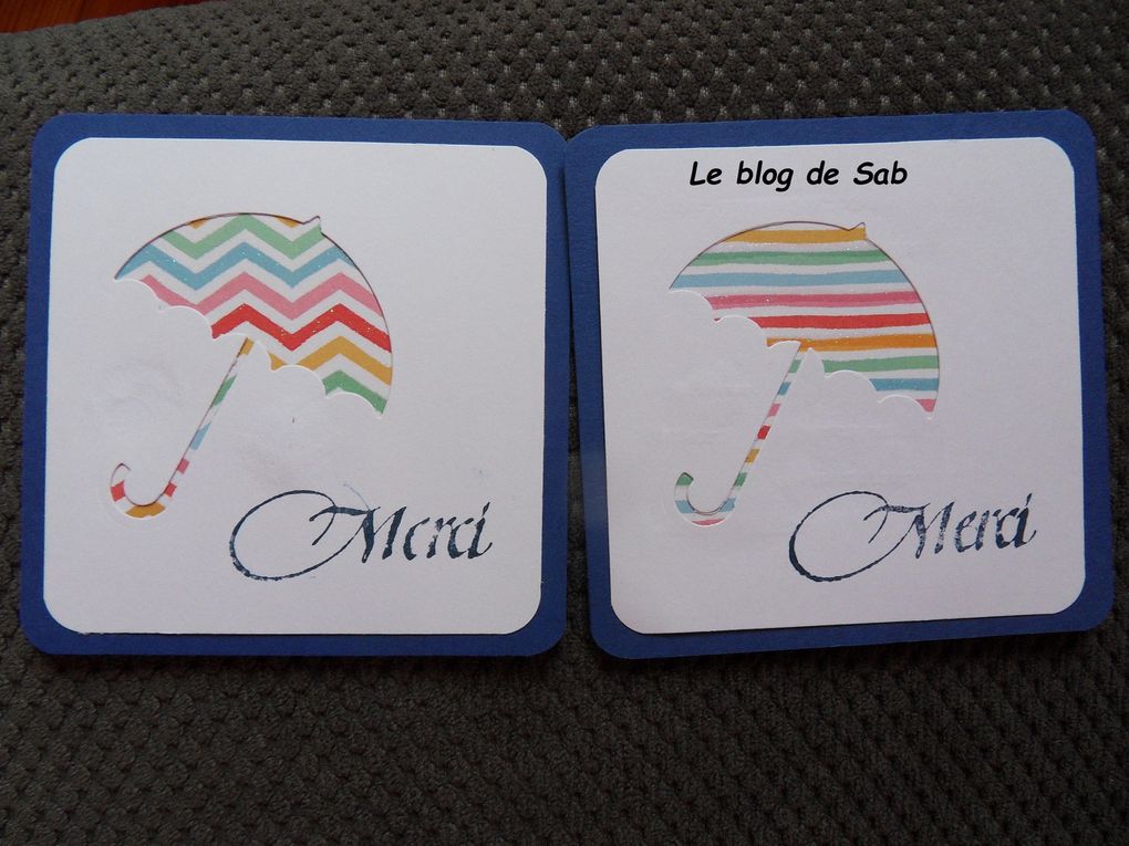 Mini cartes merci