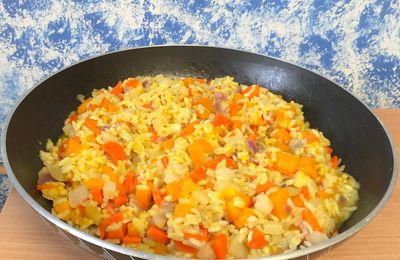 Risotto d'hiver courge, carotte et navet