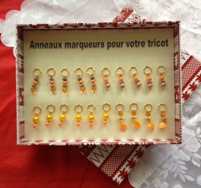 Cadeau pour tricoteuse - les anneaux marqueurs