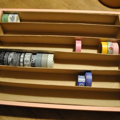 Un nouveau rangement pour mes masking tape !