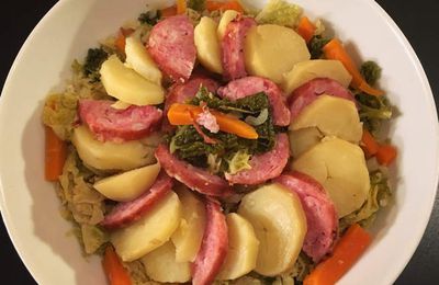 Potée Chou Vert, Saucisse de Morteau, Carottes et Pommes de Terre !