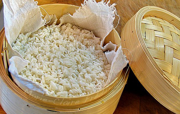 Cuisson riz gluant sans panier