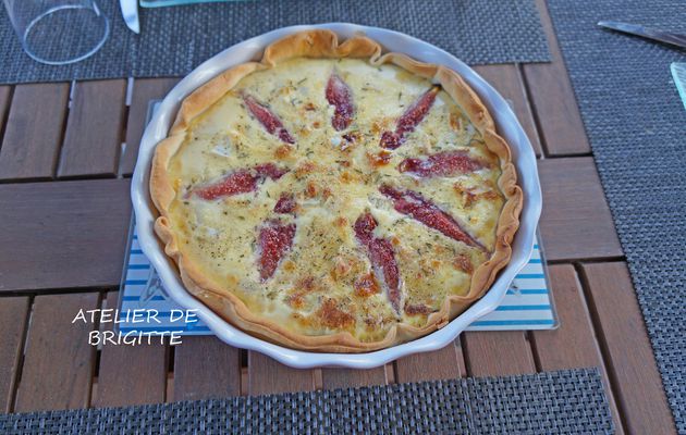 Quiche Figues, Miel, Romarin et Chèvre