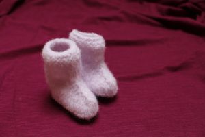 Chaussons pour petits pieds à venir